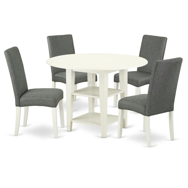 Dining Room Set Linen White