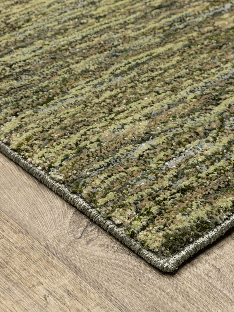 Strada 3'3" x 5'2" Green Rug