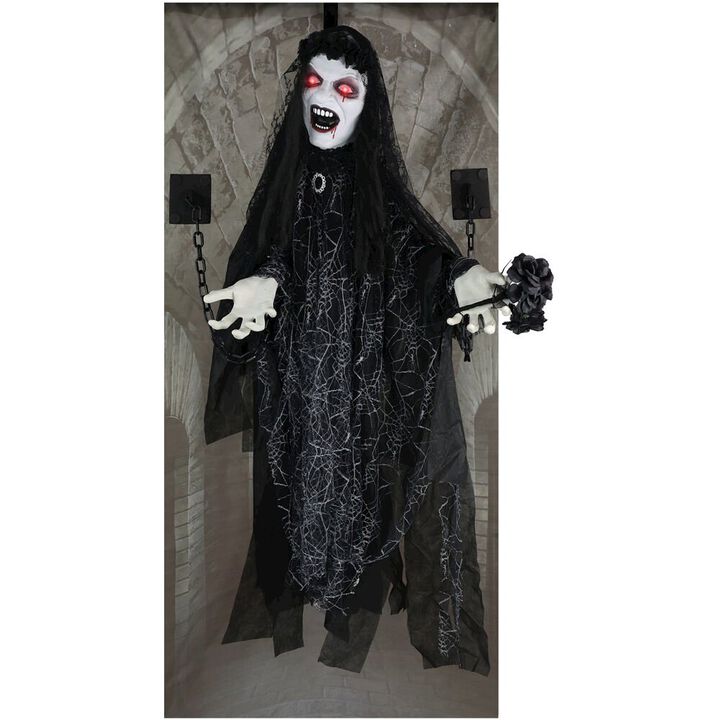 Haunted Hill Farm 4.3FT Door Hanging Creepy Bride