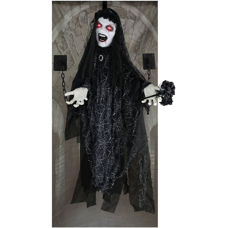 Haunted Hill Farm 4.3FT Door Hanging Creepy Bride