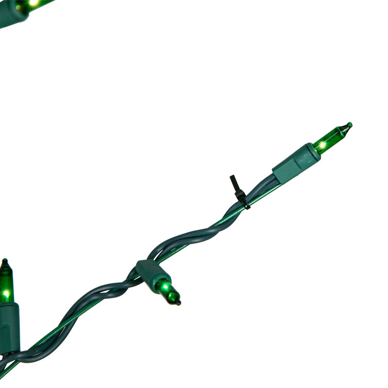 6' Pre-Lit Green Cascade Twig Tree Christmas Outdoor Decor - Green Lights
