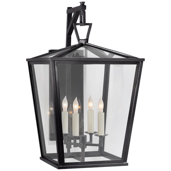 Darlana Medium Bracket Lantern in Bronze