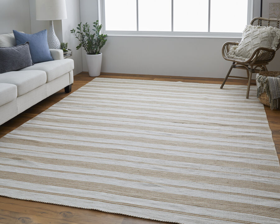 Duprine 0560F Ivory/Taupe/Brown 10' x 14' Rug