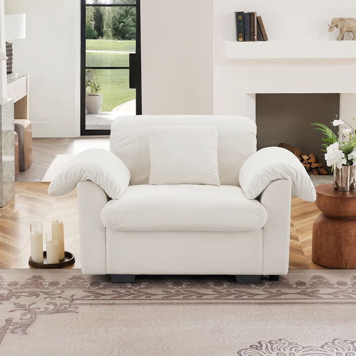 Merax  Upholstered Accent Single Sofa