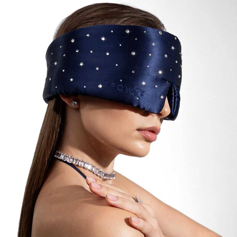 Silk Sleep Eye Mask Crystals by Swarovski