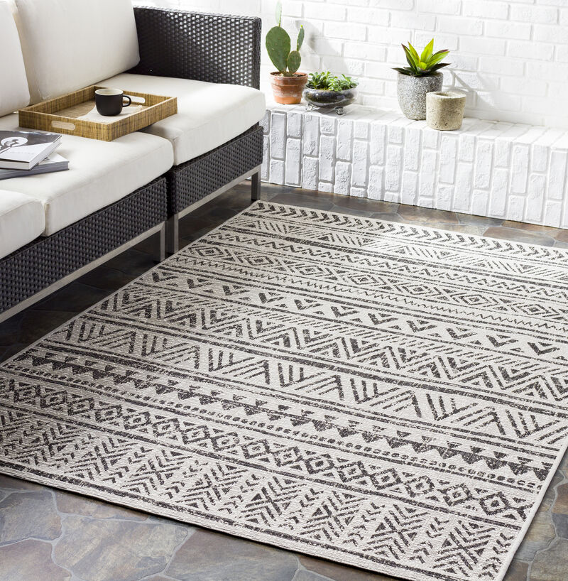 Eagean EAG-2347 8'10' x 12' Black Rug