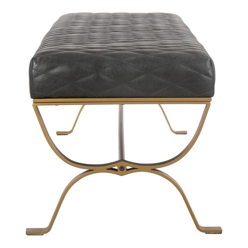 Moe's Home Collection Teatro Bench Antique Black