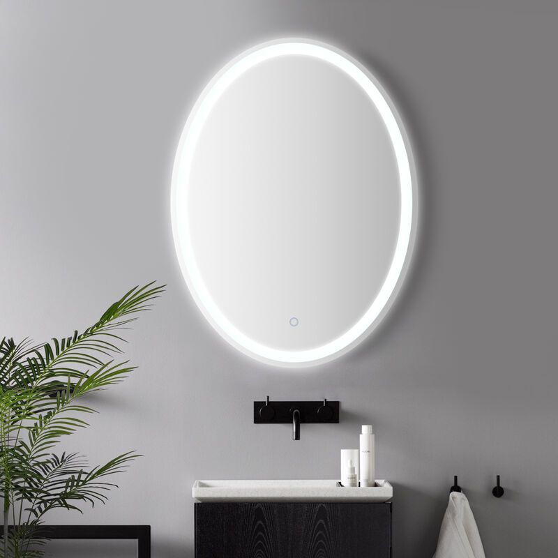 Dane Frameless Antifog Front/Back-Lit Bathroom Vanity Mirror with Smart Touch