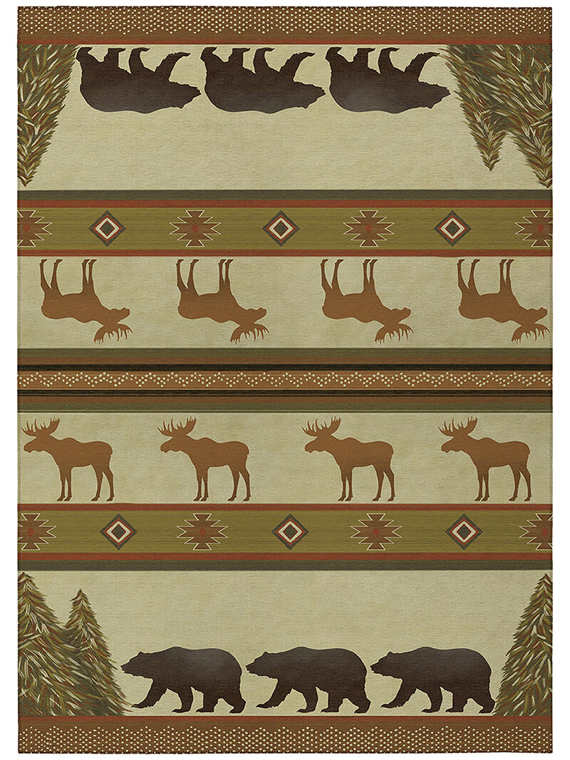 Excursion EX1 Beige 3' x 5' Rug
