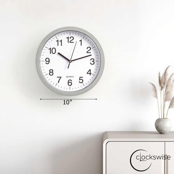 Clockswise 10-in Wall Mounted Clock