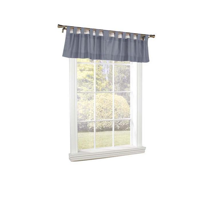 Commonwealth Thermalogic Weather Insulated Cotton Fabric Tab Valance - 40"x15" - Natural