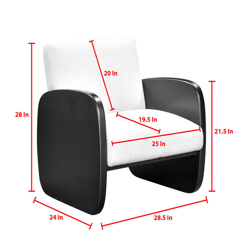 Inspired Home Kellie Wood Arm Chair