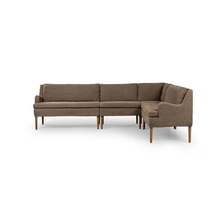 Aurelia 114" L-Shaped Dining Banquette
