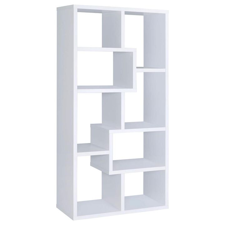 Coaster Theo 10-shelf Bookcase White