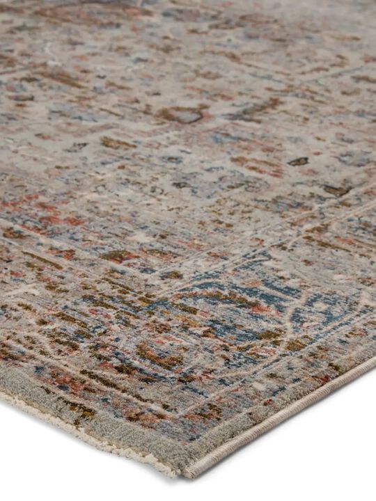 Valentia Pierce Gray 3' x 8' Runner Rug