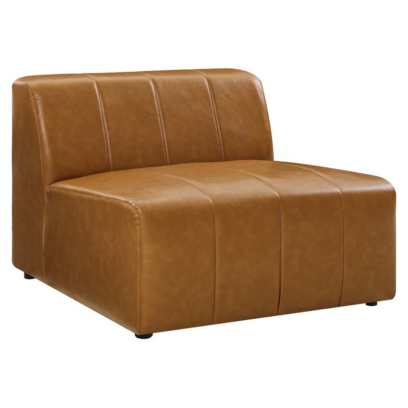 Bartlett Vegan Leather 3-Piece Sofa Brown EEI-4515-TAN