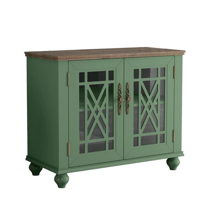 FESTIVO 38" Antique-Inspired Kitchen Buffet Sideboard Cabinet