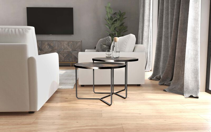 Commerce & Market Cocktail Tables (Set of 2)