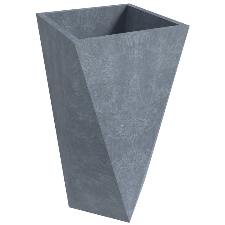 LeisureMod Aloe Series Fiberstone and MgO Clay 29" Planter