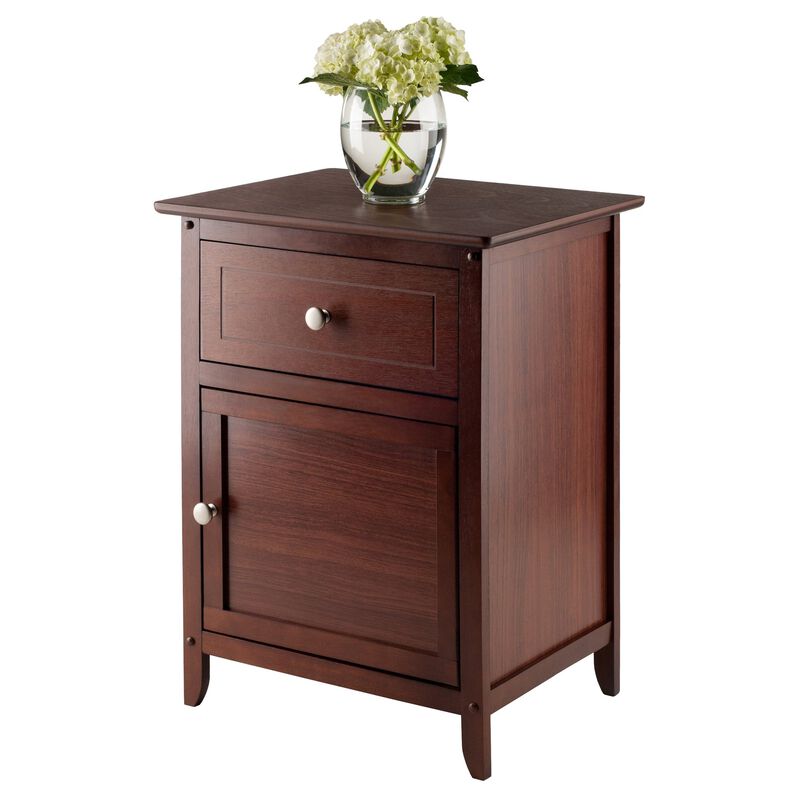 Eugene Accent Table, Nightstand, Walnut