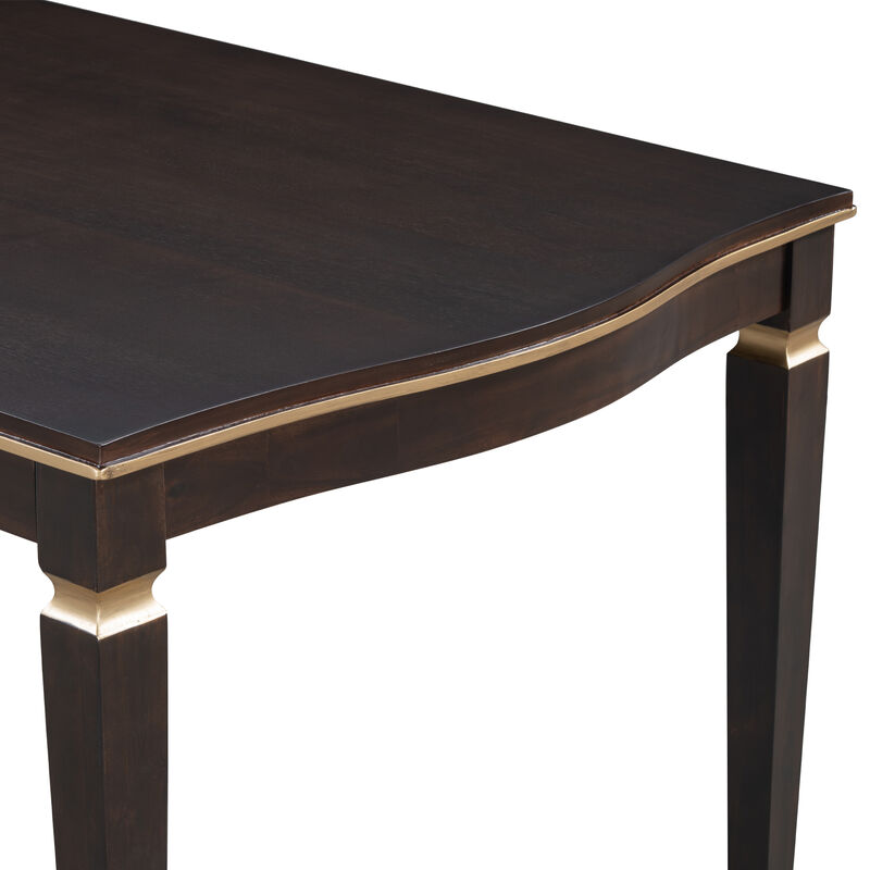 Merax 6-Piece Dining Table Chairs Bench Set