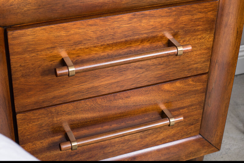 Lyncott 24" 2-Drawer Charging Nightstand