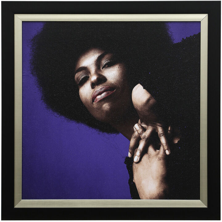 Roberta Flack Purple Framed Print