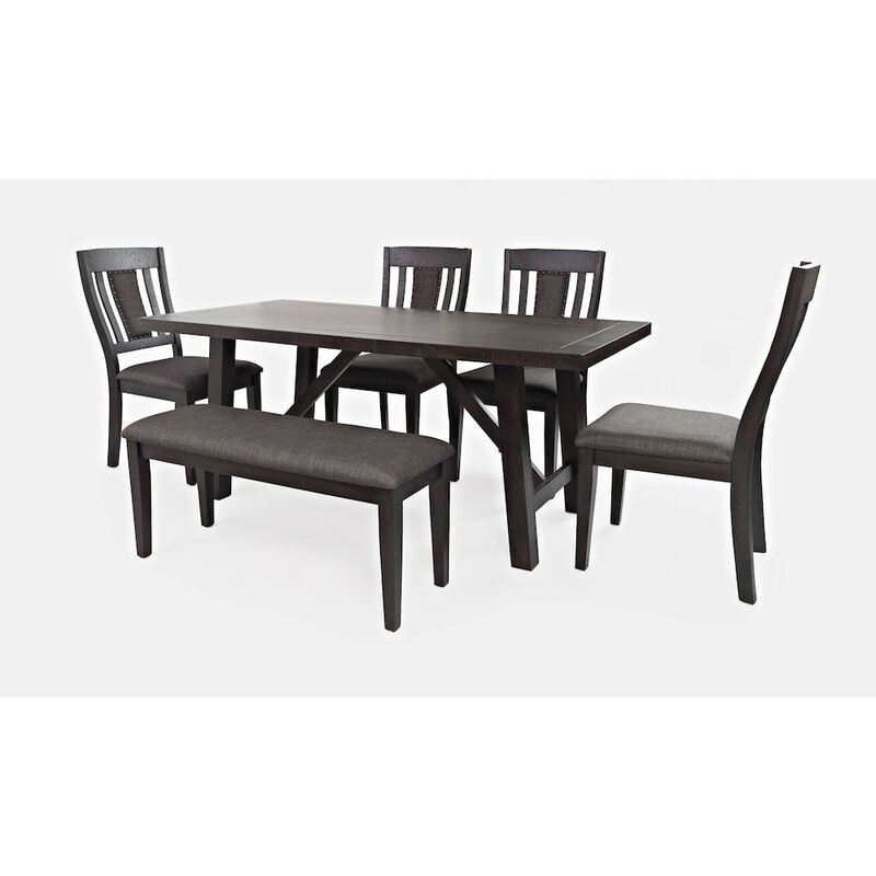 Jofran American Rustics Upholstered Slatback Chair (Set of 2)