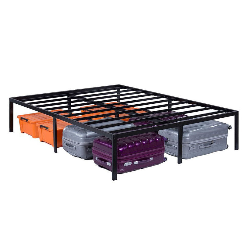 Hivvago King size 16-inch High Heavy Duty Metal Platform Bed Frame