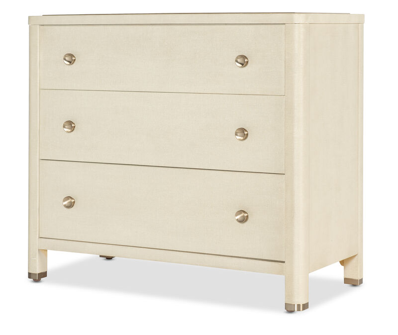 Archives Raffia 3-Drawer Chest