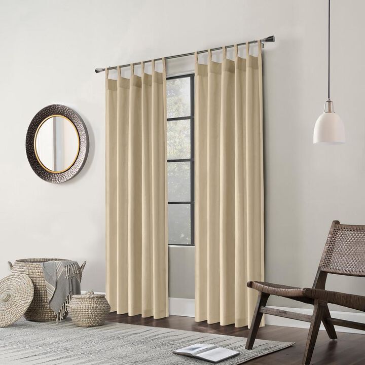 Thermalogic Weathermate Topsions Room Darkening Blocks Some Light Curtain Panel Pair Each 40" x 63" Khaki