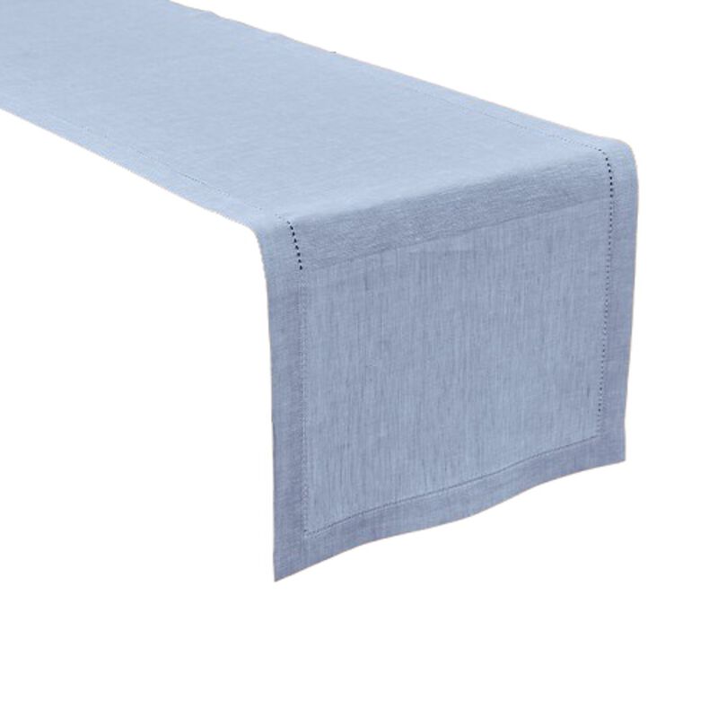 Solino Home 100% Pure Linen Table Runner 14 x 36 Inch | Milan