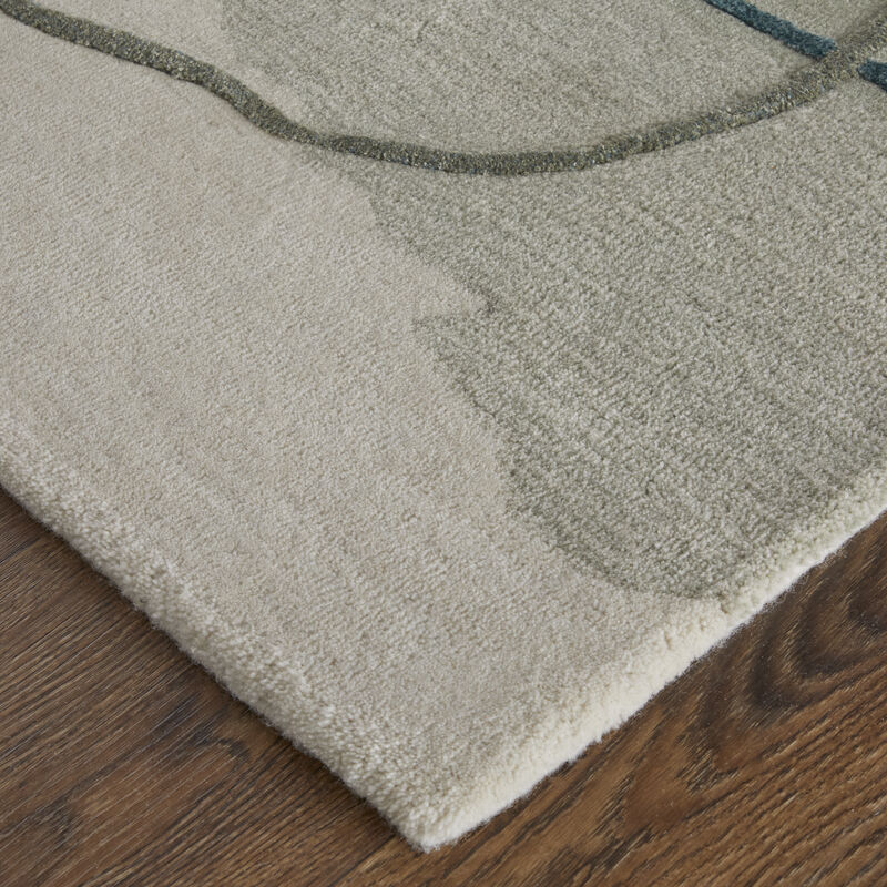 Anya 8885F Blue/Gray/Ivory 3'6" x 5'6" Rug