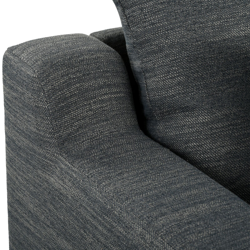 Merax Comfy 3-seat Sofa with Wooden Legs