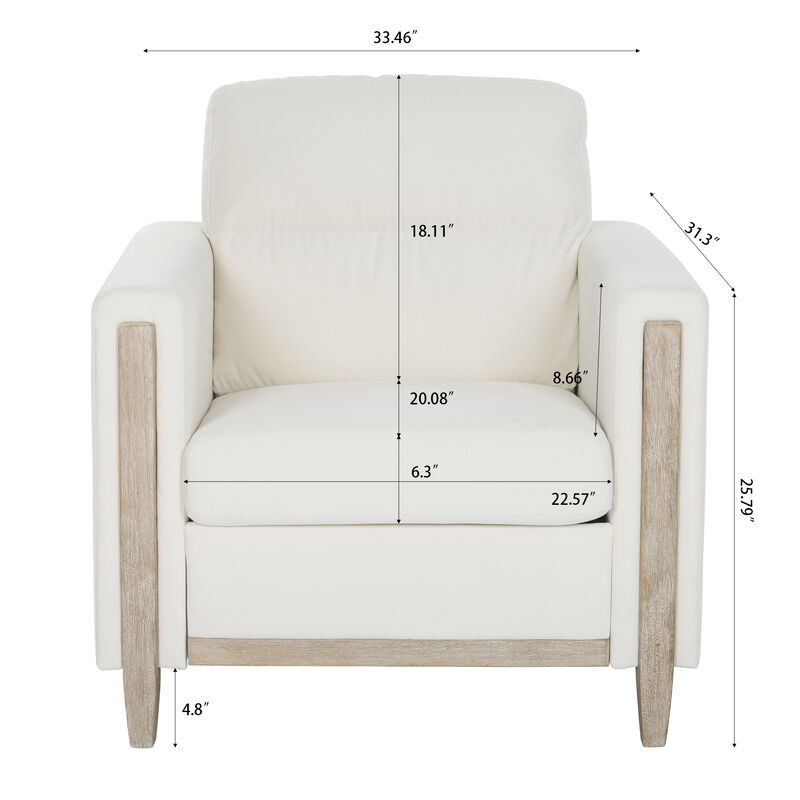 1 Seater Sofa for Living Room - Stylish and Comfortable Single Seat Couch