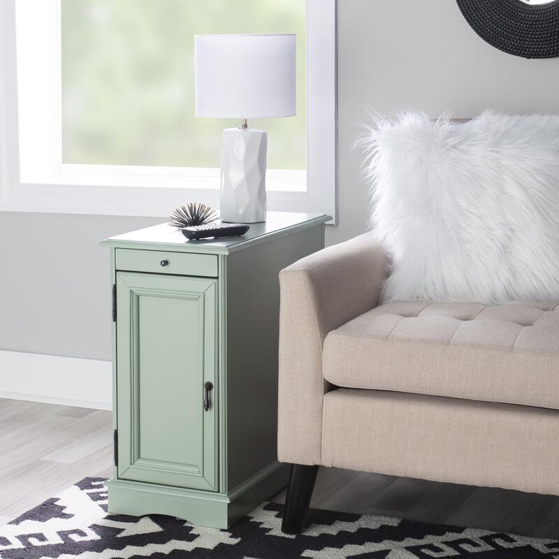Powell Butler Aqua Accent Table