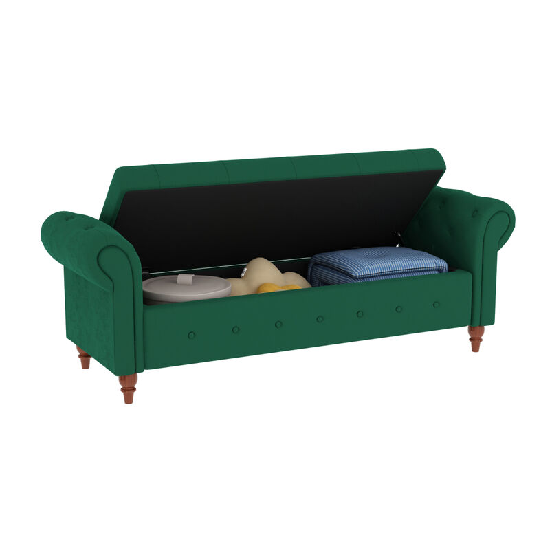 63" Bed Bench Velvet