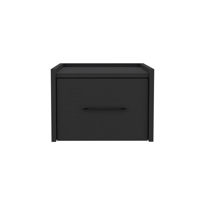 Streamdale Floating Nightstand Calion, Bedroom, Black