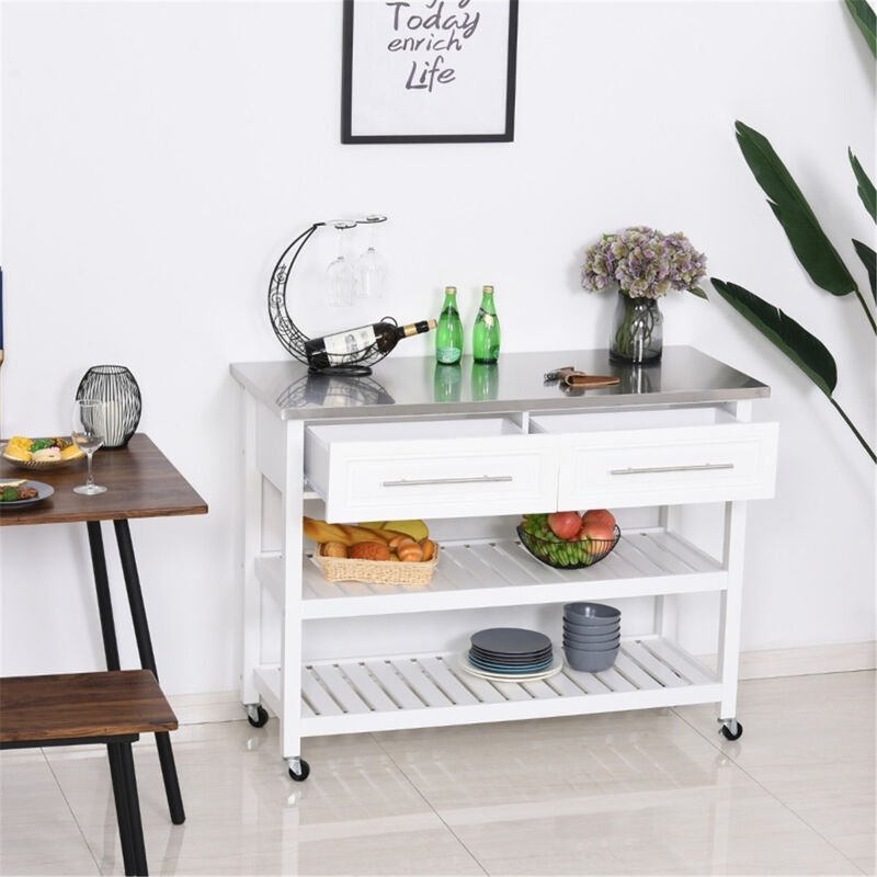 Kitchen Sideboard & Storage Cabinet Versatile Coffee Bar Cabinet with Shelves & Drawers