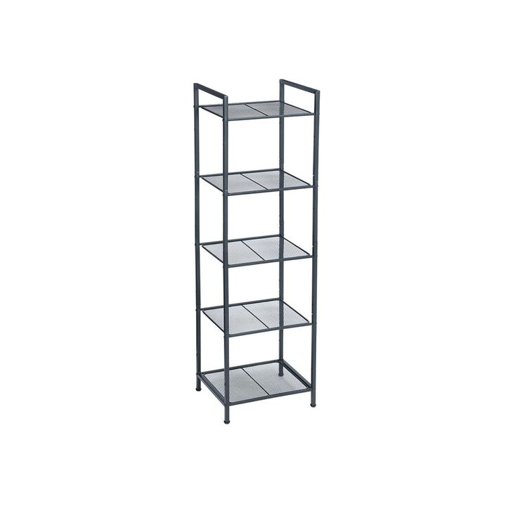 5-Tier Bathroom Shelf – Extendable Plant Stand with Adjustable Shelves