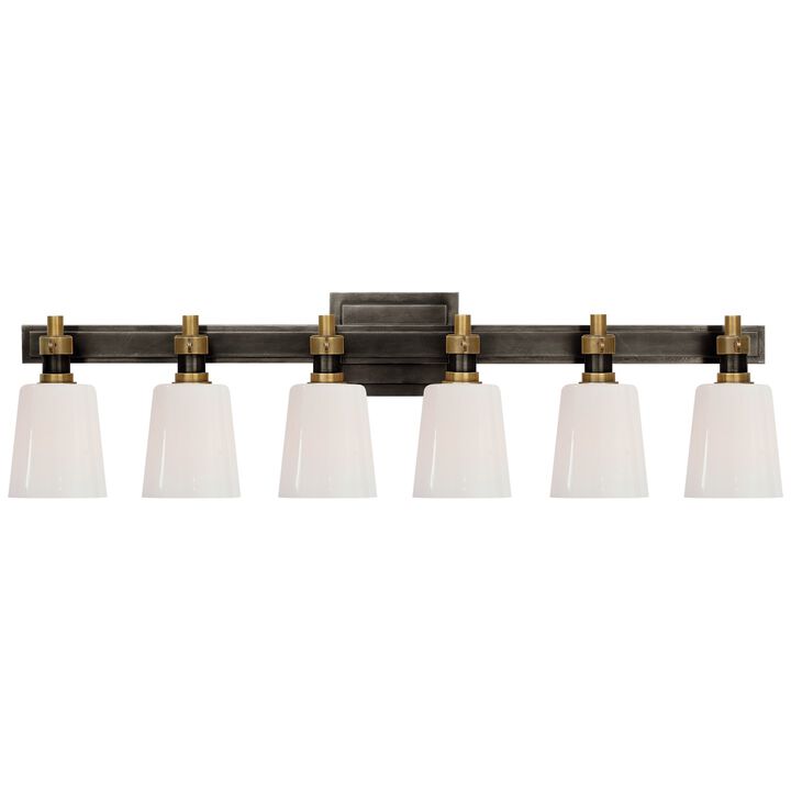 Bryant Six-Light Linear Bath Sconce