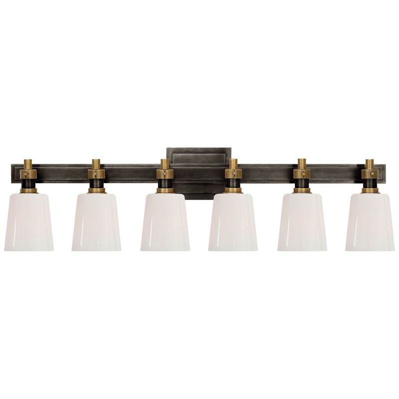 Bryant Six-Light Linear Bath Sconce