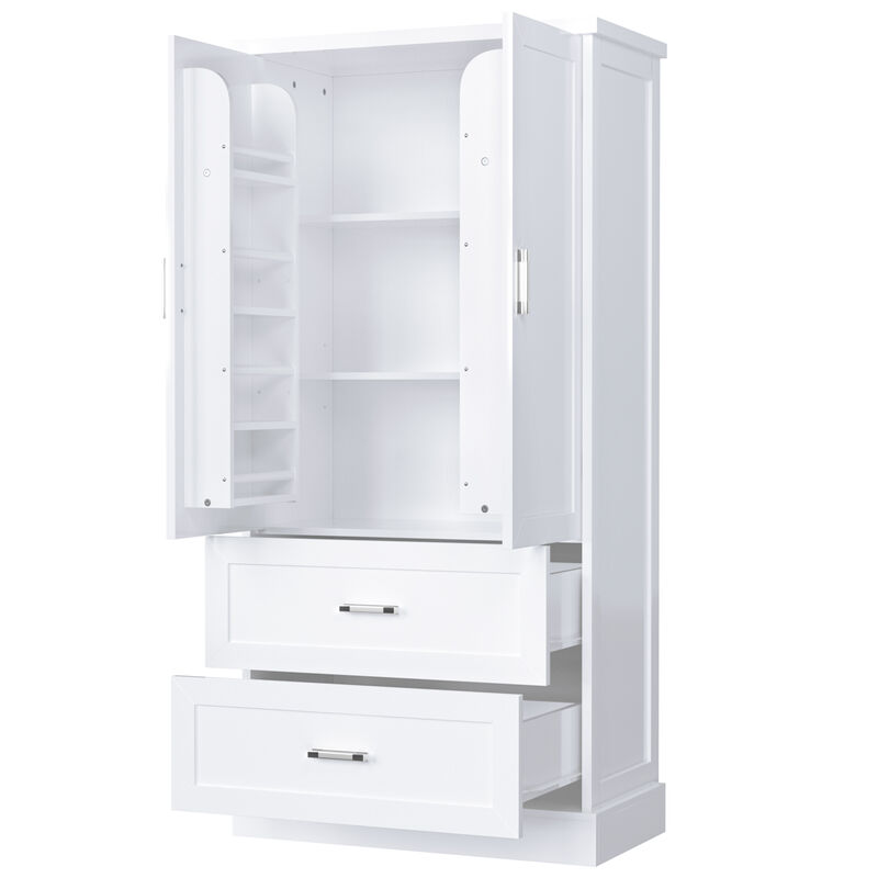 Merax Modern Tall Bathroom Storage Cabinet