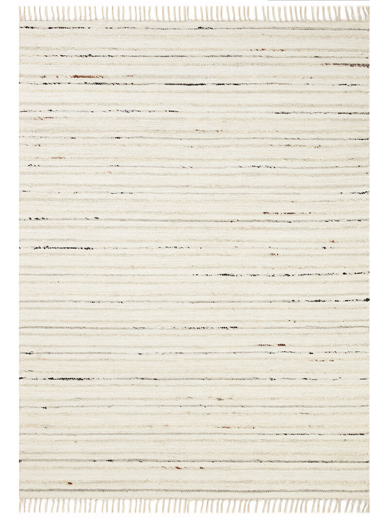 Nico Ivory/Stone 3'6" x 5'6" Accent Rug by Magnolia Home by Joanna Gaines x Loloi