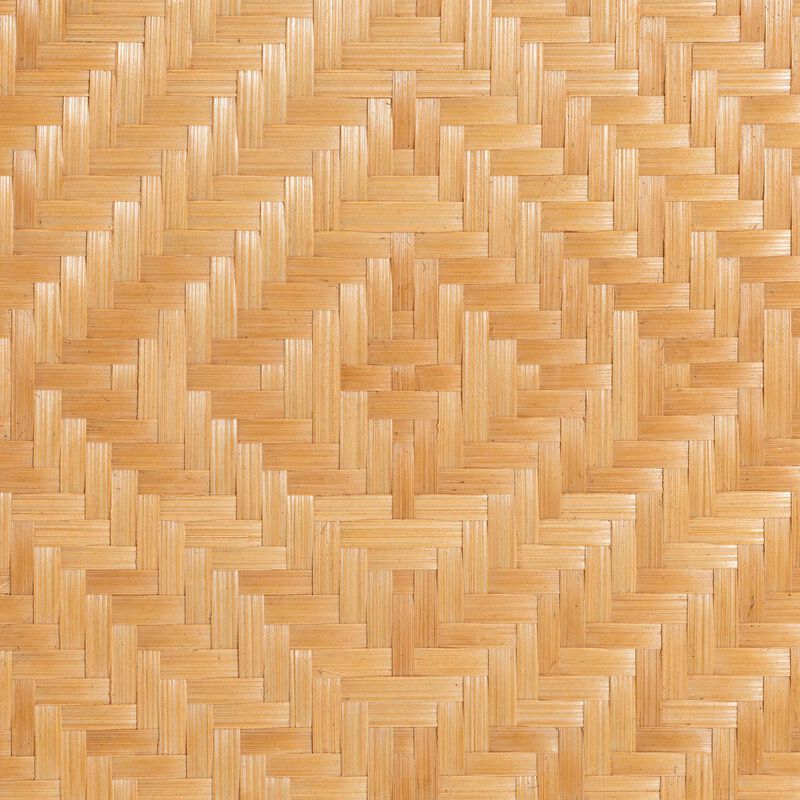 bali & pari Berilo Bohemian Light Honey Rattan End Table