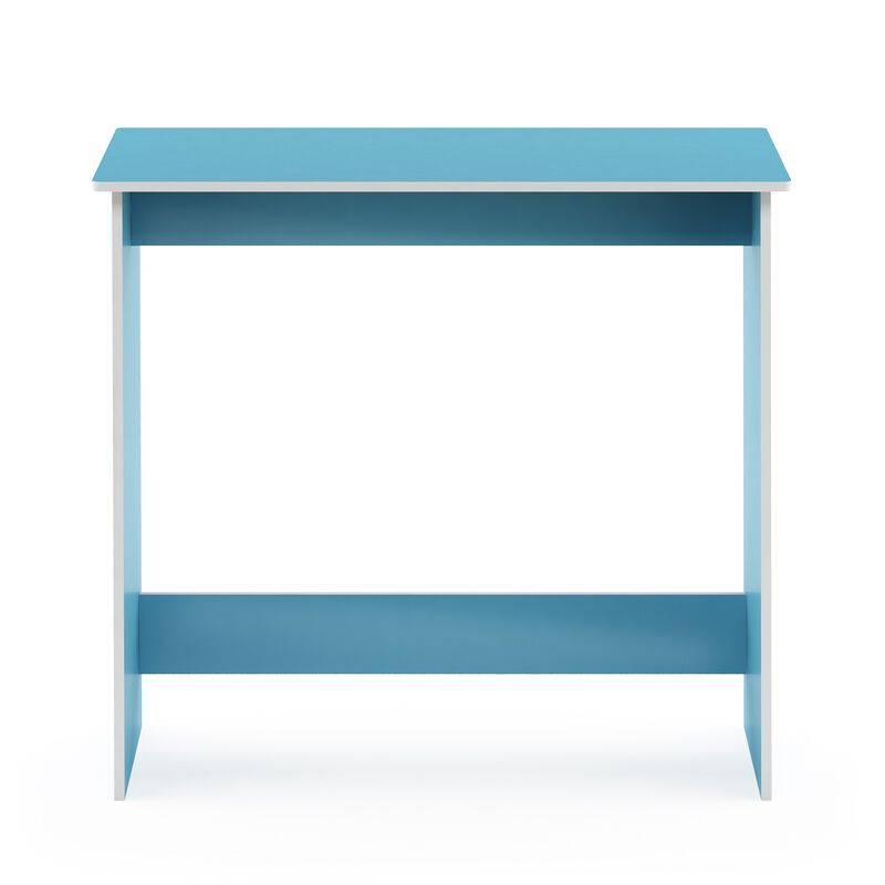 Furinno Furinno 14035 Simplistic Study Table, Light Blue/White