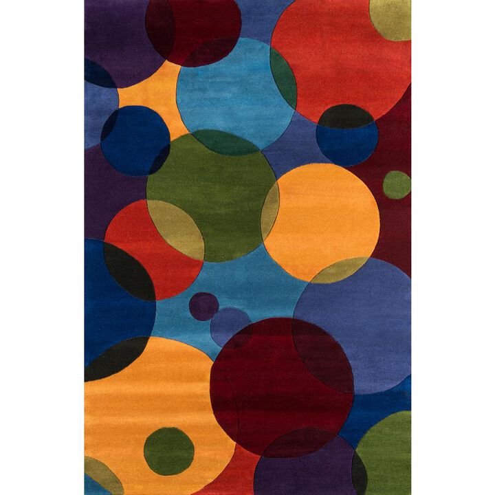Momeni Contemporary Rectangle Area Rug, Multi, 3'6 X 5'6