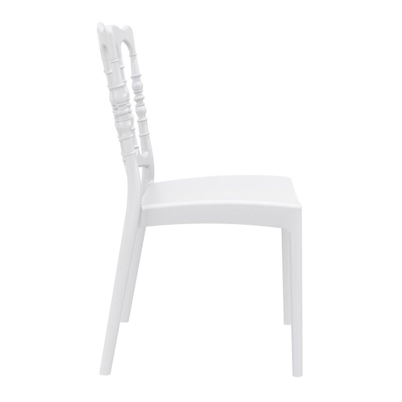 36" Gold Stackable Outdoor Patio Dining Chair