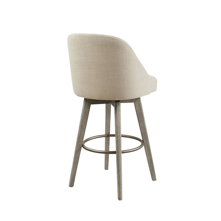 Gracie Mills Cathryn Experience Comfort and Style with Our Swivel Seat Bar Stool