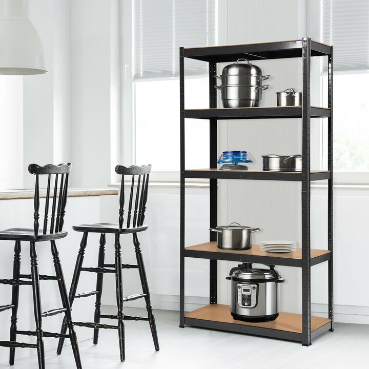 2 Pcs Storage Shelves Garage Shelving Units Tool Utility Shelves